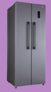 Geladeira Refrigerador HQ Frost Free Side By Side 460 Litros Cinza HQ-460SBSFF