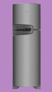 Geladeira Consul Frost Free Duplex 386 litros cor Inox com Prateleiras Altura Flex