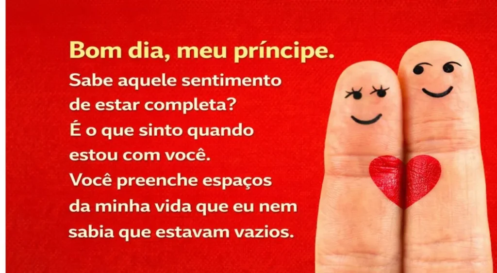 Mensagens de bom dia para o namorado