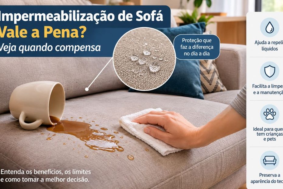 impermeabilização de sofá vale a pena